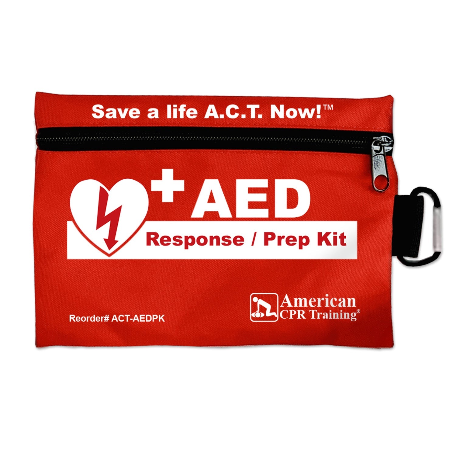 AED Response Prep Kit - Portable Zipper Pouch