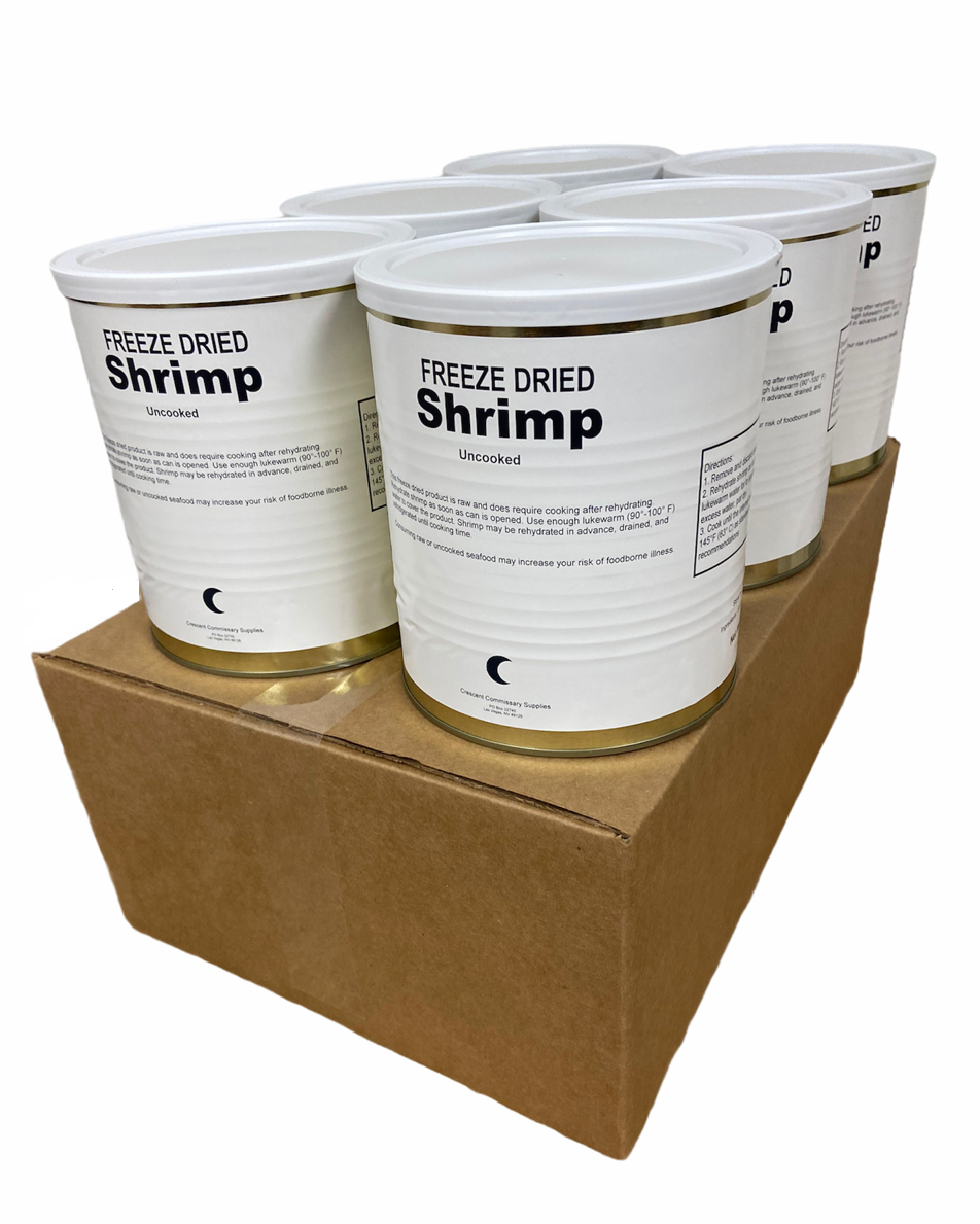 Freeze Dried Uncooked Peeled Shrimp - Future Essentials