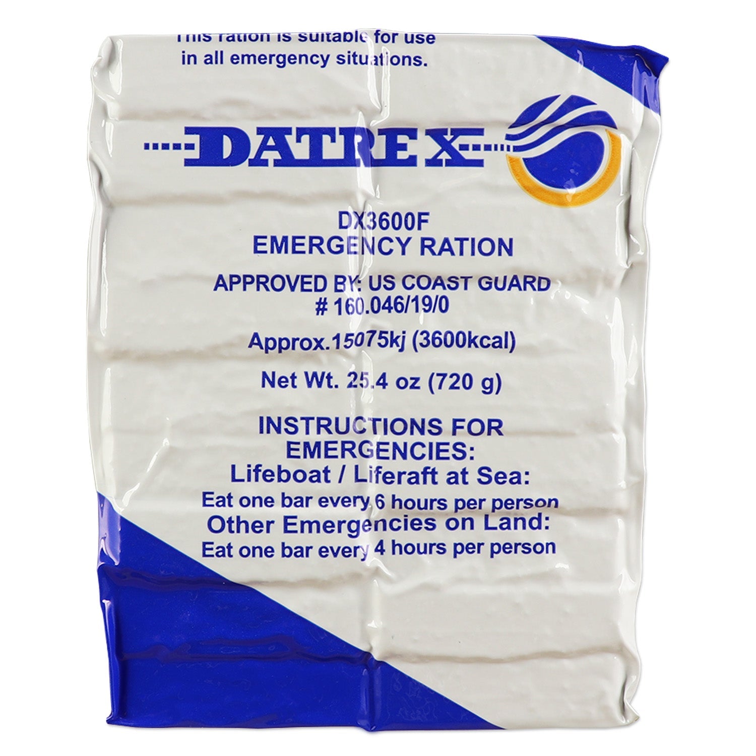 Datrex 3600 Calorie Emergency Food Bar