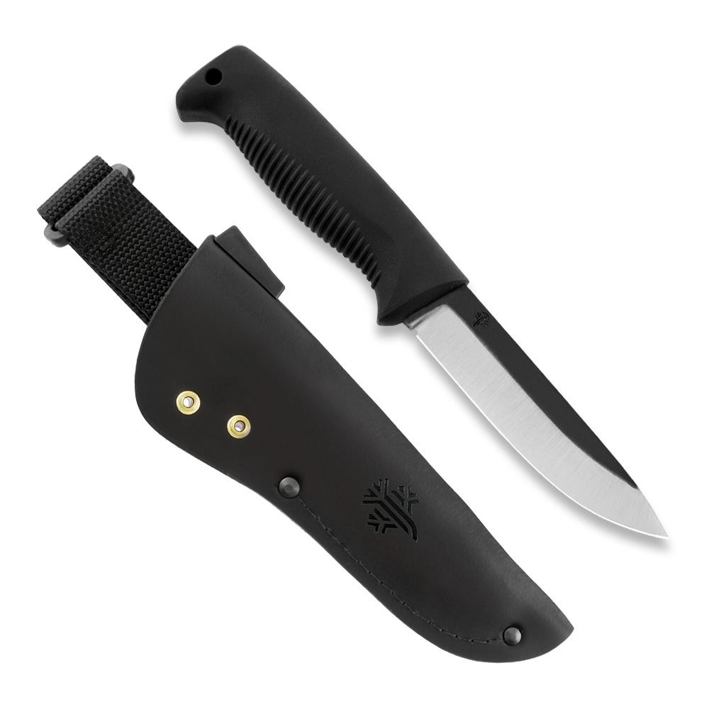 Peltonen M07 Ranger Puukko Uncoated with Leather Sheath