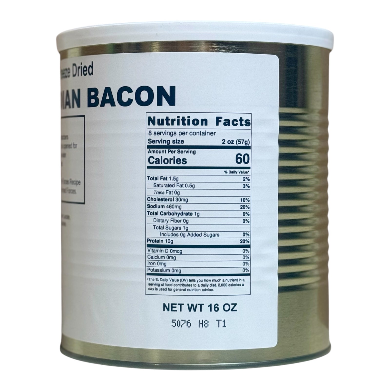 Military Surplus Freeze Dried Canadian Bacon