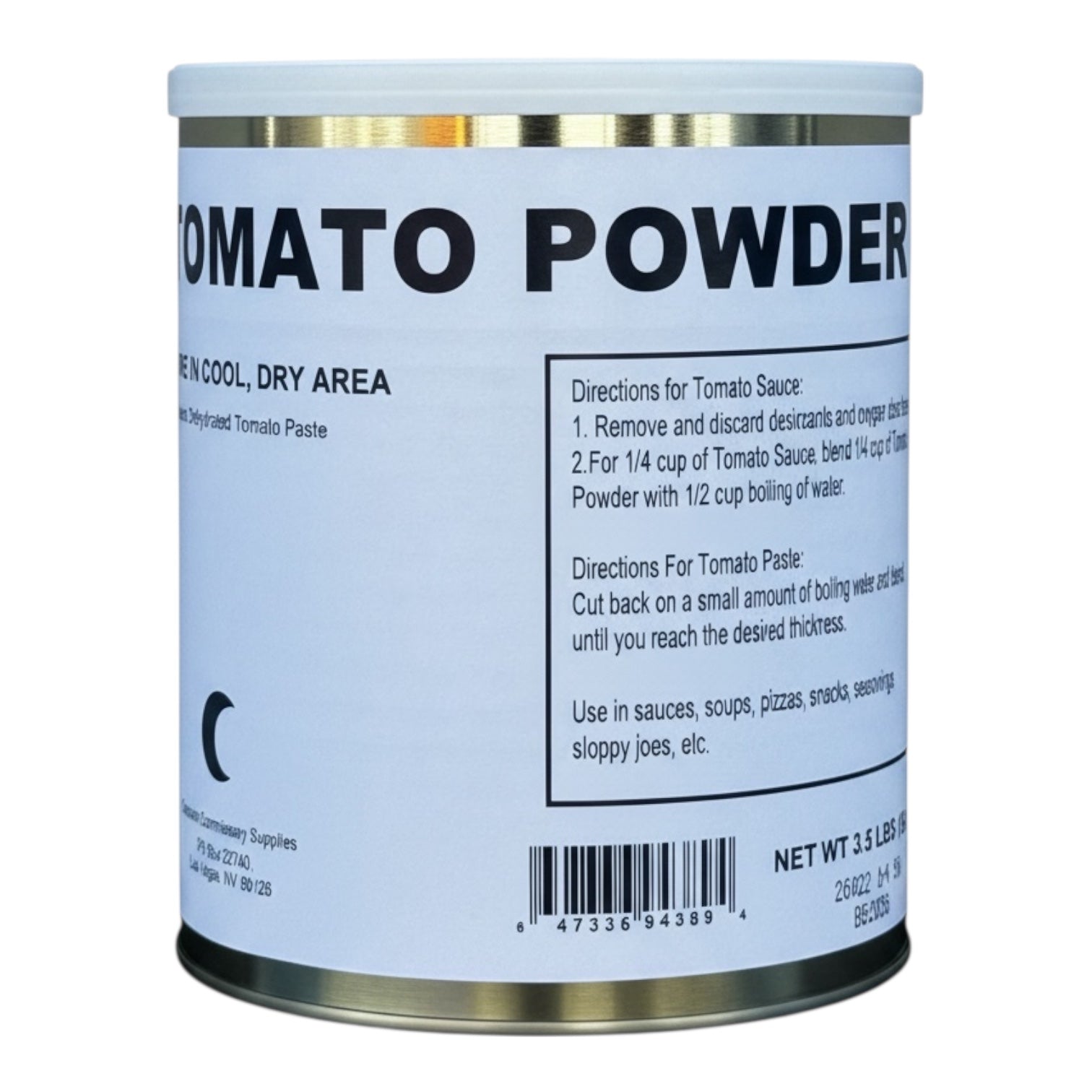 Military Surplus Dehydrated Tomato Powder