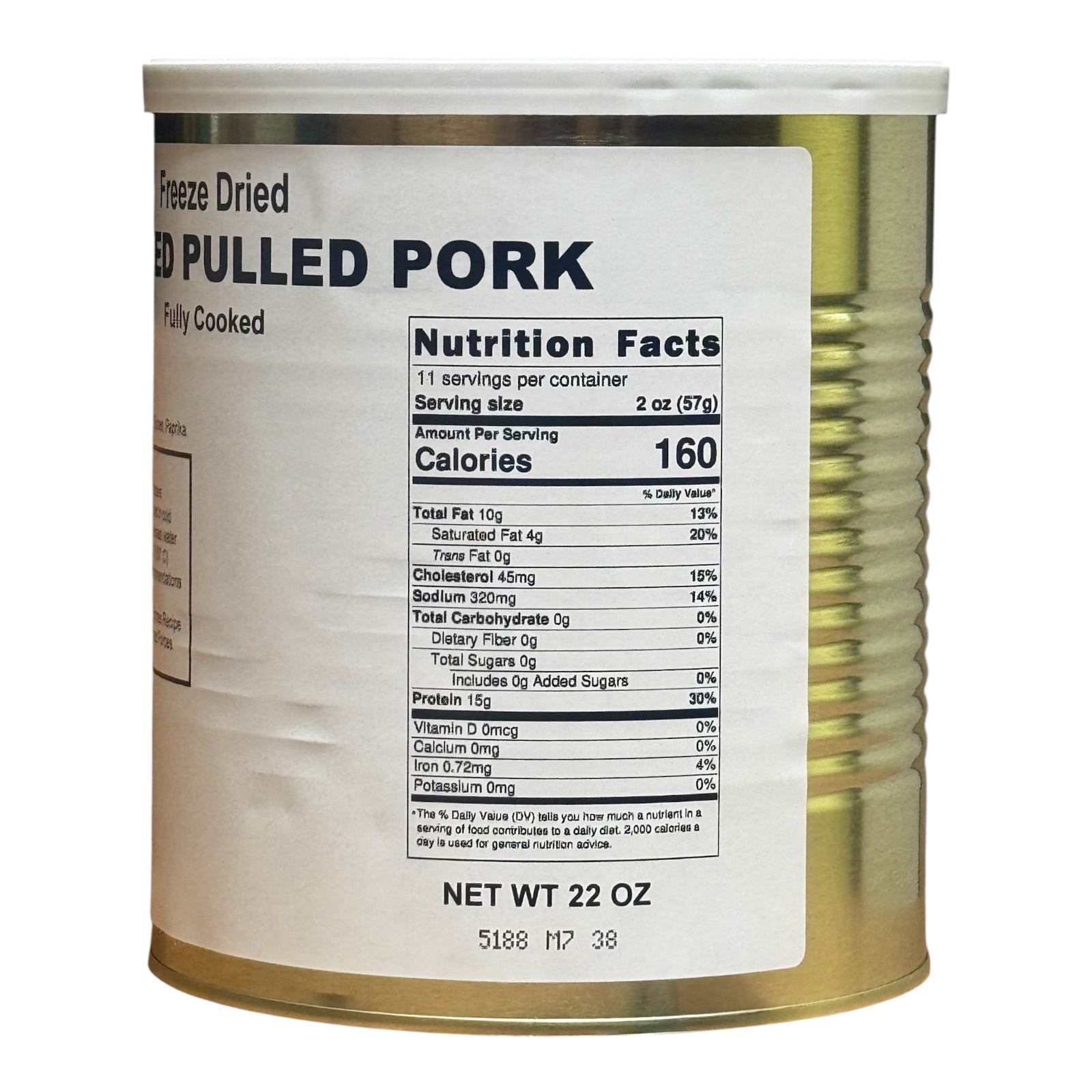 Military Surplus Freeze Dried Pulled Pork