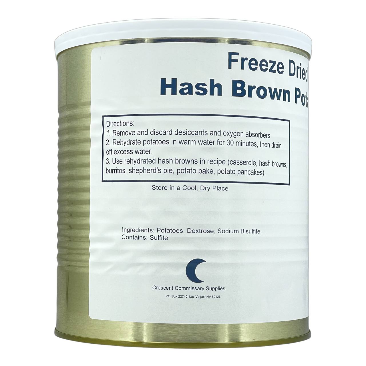 Military Surplus Freeze Dried Hash Brown Potatoes