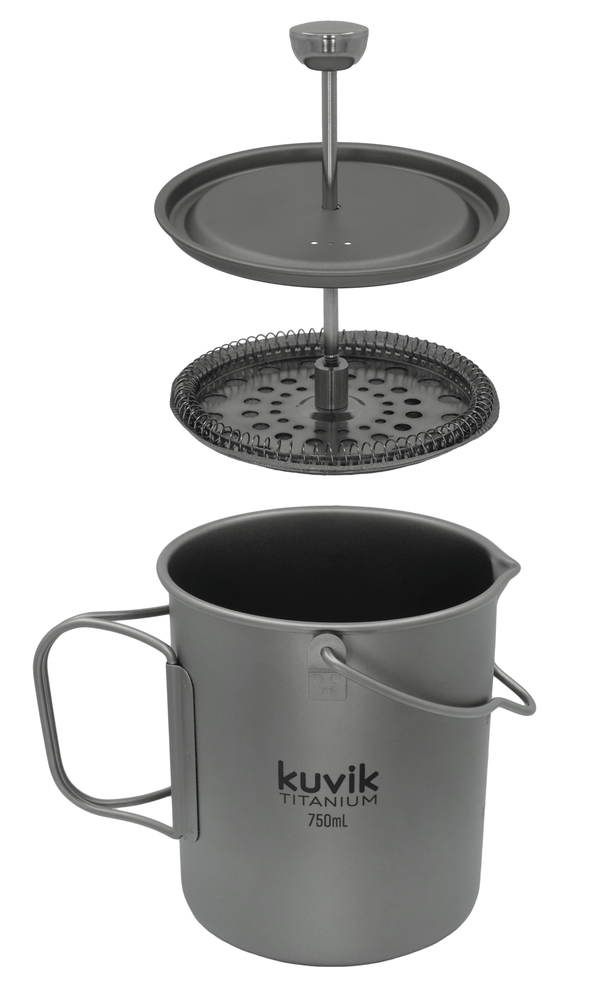 Kuvik 750ml Titanium French Press